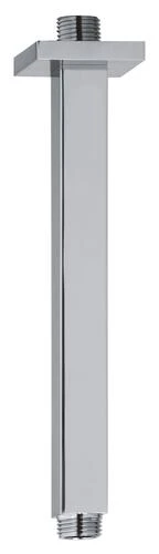 Bras De Douche Laiton Carré Vertical 30cm