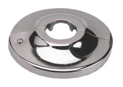 Rosace Plate Articulée Laiton Chromé Pour Tube Cuivre 14