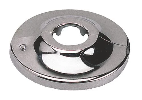 Rosace Plate Articulée Laiton Chromé Pour Tube Fer 20/27 1 Rosace Plate Articulée Laiton Chromé Pour Tube Fer 20/27