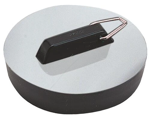 Bouchon PVC Noir Avec Enjoliveur Et Triangle - ø 57 1 Bouchon PVC Noir Avec Enjoliveur Et Triangle - ø 57