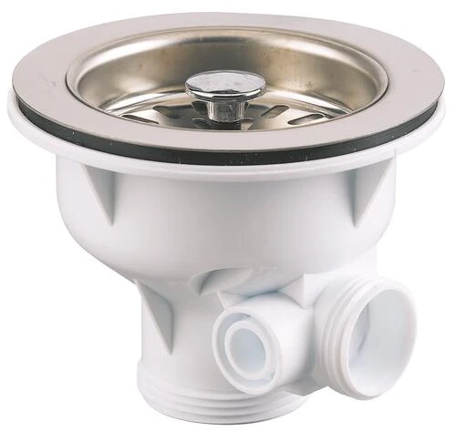 Bonde à Panier Manuel Pour évier Grès, Inox, Synthèse ø90 1 Bonde à Panier Manuel Pour évier Grès, Inox, Synthèse ø90