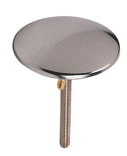 Cache Trou Laiton Chromé Sans Borne D'attache, Avec Contre-plaque 1 Cache Trou Laiton Chromé Sans Borne D'attache, Avec Contre-plaque