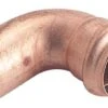 Coude Cuivre 90° Mâle Et Emboîtement Femelle Par Joint Torique