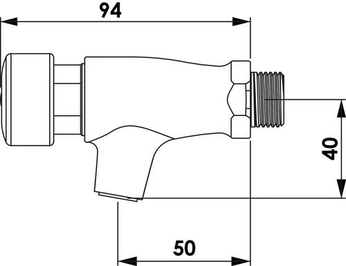 Robinet De Lavabo Mural Temporise Tempostop 12/17 - DELABIE 2 Robinet De Lavabo Mural Temporise Tempostop 12/17 - DELABIE â Image 2