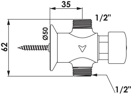 Tempostop D'urinoir DELABIE 2 Tempostop D'urinoir DELABIE – Image 2