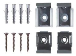 Jeu De Fixation Miroir Acier