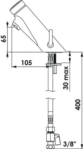 Témposoft De Lavabo Avec Réglage De Température Lateral - DELABIE 2 Témposoft De Lavabo Avec Réglage De Température Lateral - DELABIE – Image 2