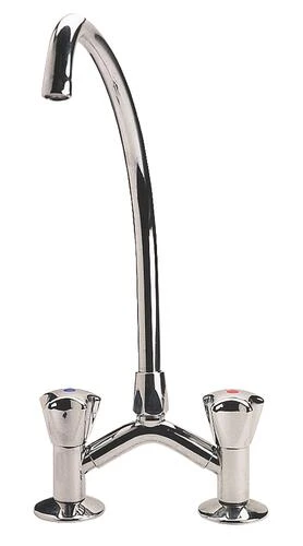 Mélangeur D'évier Table Timbre Chromé - Entraxe Réglable 1 Mélangeur D'évier Table Timbre Chromé - Entraxe Réglable