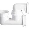 Siphon De Baignoire Plastique Blanc Avec Bouchon De Visite - NICOLL