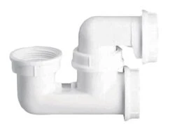 Siphon De Baignoire Plastique Blanc Avec Bouchon De Visite - NICOLL