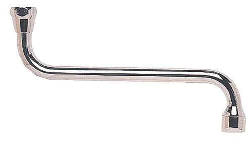 Bec Standard Par Dessous Chromé écrou 15/21 150mm 1 Bec Standard Par Dessous Chromé écrou 15/21 150mm