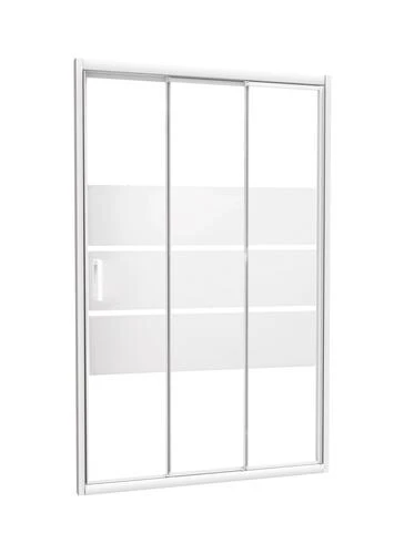 Paroi De Douche 3 Volets Coulissants Aumea 90 Cm - ELMER 1 Paroi De Douche 3 Volets Coulissants Aumea 90 Cm - ELMER
