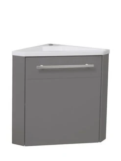 Meuble Lave-mains D'angle Anthracite Cuzco - BATHROOM THERAPY