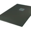 Receveur De Douche Résine De Synthèse Mina Gris Anthracite 80x120 - ELMER