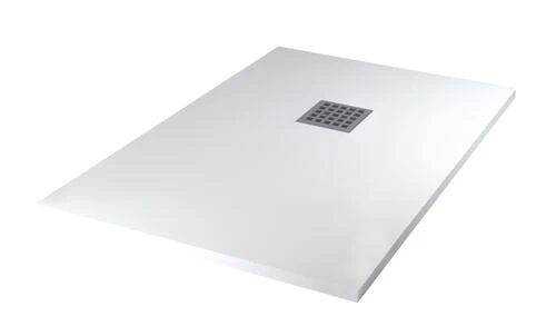 Receveur De Douche Résine De Synthèse Mina Blanc 70x100 - ELMER 1 Receveur De Douche Résine De Synthèse Mina Blanc 70x100 - ELMER