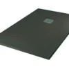 Receveur De Douche Résine De Synthèse Mina Gris Anthracite 90x120 - ELMER