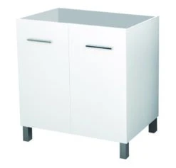 Bloc Meuble Sur Pieds Blanc NEW YORK 80cm - BATHROOM THERAPY