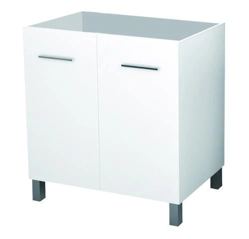 Bloc Meuble Sur Pieds Blanc NEW YORK 80cm - BATHROOM THERAPY 1 Bloc Meuble Sur Pieds Blanc NEW YORK 80cm - BATHROOM THERAPY