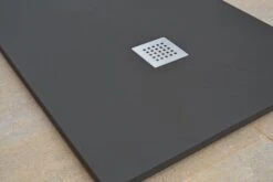 Receveur De Douche Résine De Synthèse Mina Gris Anthracite 70x90 - ELMER 7 Receveur De Douche Résine De Synthèse Mina Gris Anthracite 70x90 - ELMER -Salle De Bain Fournitures 819070 4