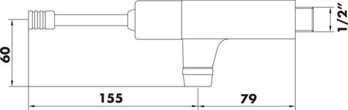 Robinet Temporise à Commande Au Coude - ROLF 2 Robinet Temporise à Commande Au Coude - ROLF – Image 2
