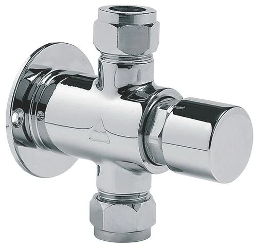 Robinet De Douche Temporise Chromé - ROLF 1 Robinet De Douche Temporise Chromé - ROLF