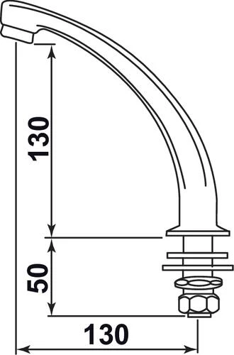 Bec Deverseur Fixe Sur Plage Avec Brise-jet - Presto 2 Bec Deverseur Fixe Sur Plage Avec Brise-jet - Presto – Image 2