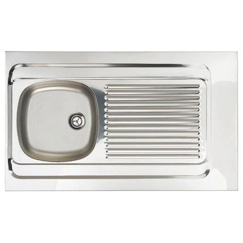 Évier à Poser Inox Toile 120 Cm Cuves Soudees 1 Évier à Poser Inox Toile 120 Cm Cuves Soudees