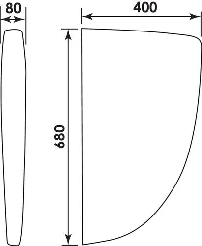 Séparateur D'urinoir 2 Séparateur D'urinoir – Image 2