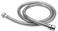 Flexible Double Agrafage Métal Chromé 1,75m