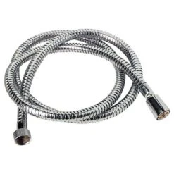 Flexible Double Agrafage Métal Chromé à écrou Anti-torsion 1,50m