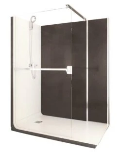 Douche ELMER Originale 80x160 Cm - Charbon