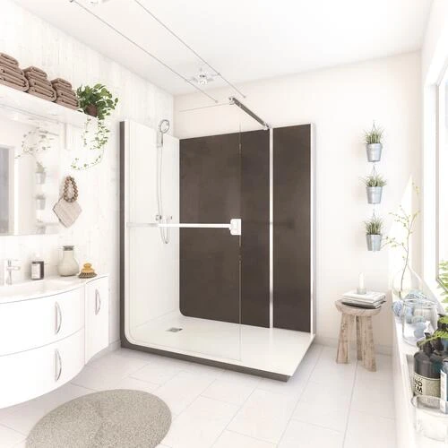 Douche ELMER Originale 80x160 Cm - Charbon 2 Douche ELMER Originale 80x160 Cm - Charbon â Image 2