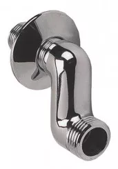 Raccord Laiton Chromé Contre Coudé Excentre 32 - Double Mâle 15/21- écrou 20/27