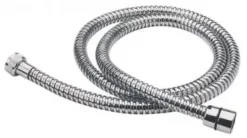 Flexible Double Agrafage Métal Chromé 1,50m